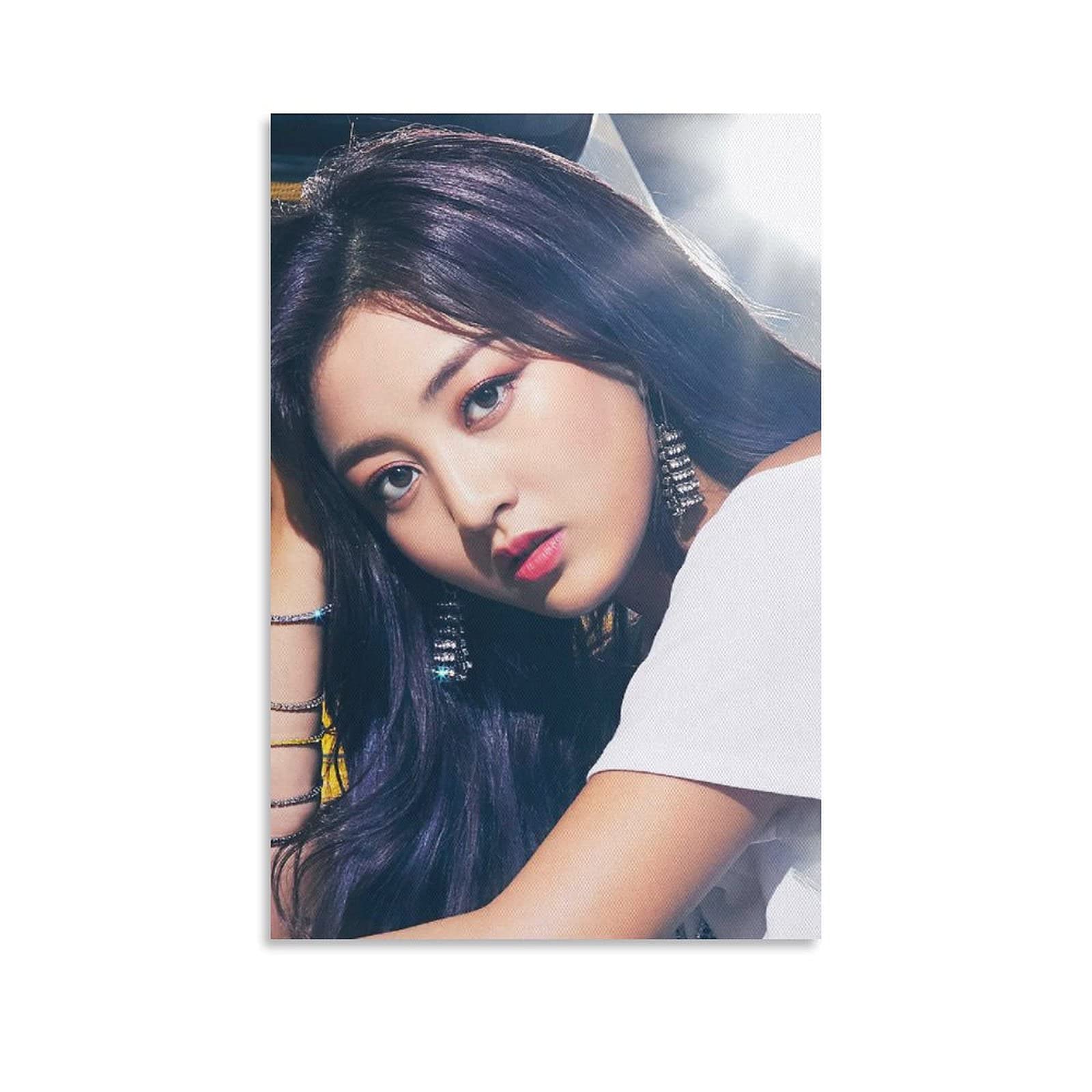 Yoggoo Star Twice Kpop Girl Group BDZ Teaser Jihyo Close Up Poster - 20x30cm Canvas Wall Art for Living Room & Bedroom Decor - Perfect for Kpop Fans & Music Lovers