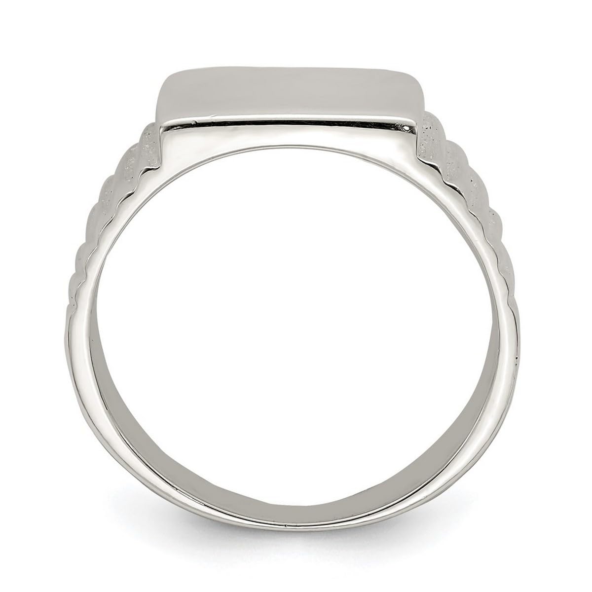 925 Sterling Silver Solid Polished Signet Ring for Women - Elegant Jewelry Gift for Birthday, Anniversary & Everyday Wear | JewelryWeb