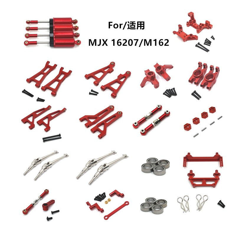MJX 1/16 16207/M162 RC Car Metal Upgrade Parts Kit - High Performance Replacement Parts for RC Truck & Off-Road Vehicle - Perfect for Racing, Crawling & DIY Repair