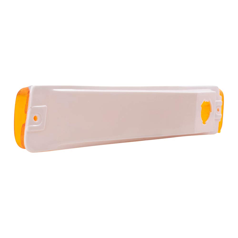 Replacement Driver & Passenger Side Marker Lights for 1978-1979 Ford F150 F250 F350 Pickup Truck Bronco - Amber Park Signal Lamps - Easy DIY Installation for Classic Truck Restoration & Nighttime Safety