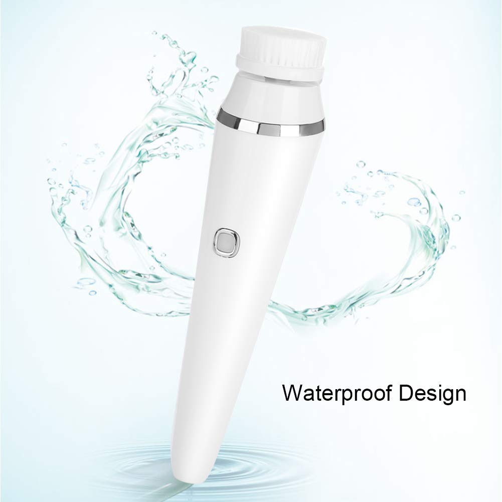 Electric Facial Cleansing Brush - USB Rechargeable Pore Cleaner for Blackhead Removal & Deep Cleansing | Gentle Massage for Daily Skincare Routine at Home or Travel