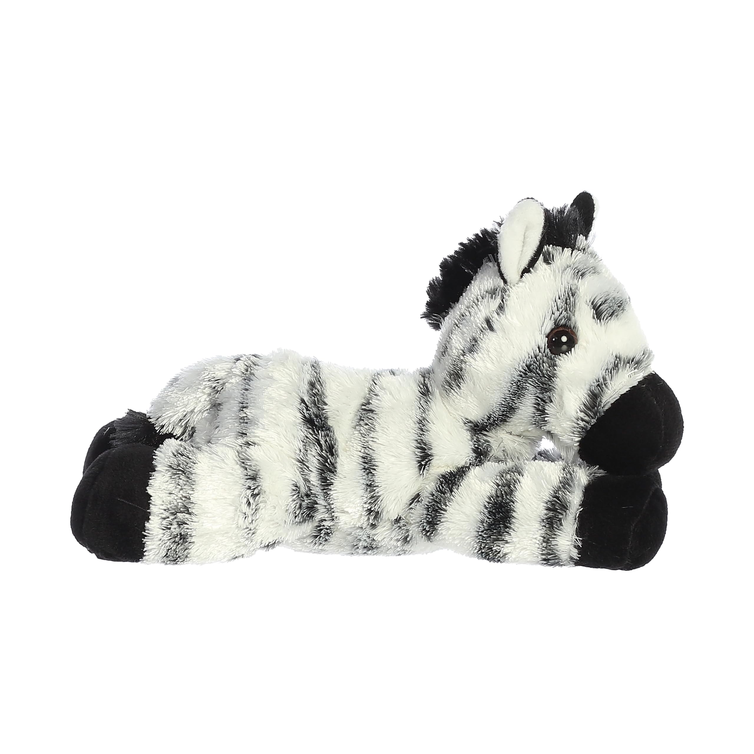 Aurora® Mini Flopsie™ Zany™ Plush Stuffed Animal - 8 Inch White Soft Toy for Kids, Cute & Playful Companion for Bedtime, Travel & Gifts