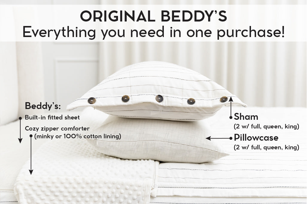 Taylor Luxe Beddy's - Premium All-in-One Bedding Set for Ultimate Comfort & Style | Perfect for Kids, Teens & Adults Bedrooms, Dorm Rooms & Cozy Nights