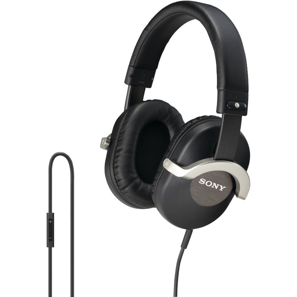 Sony DRZX701IP Professional Monitor Headphones for iPhone - Noise Isolating Studio Headphones with Mic, Black - Perfect for Music Production, Podcasting & Gaming