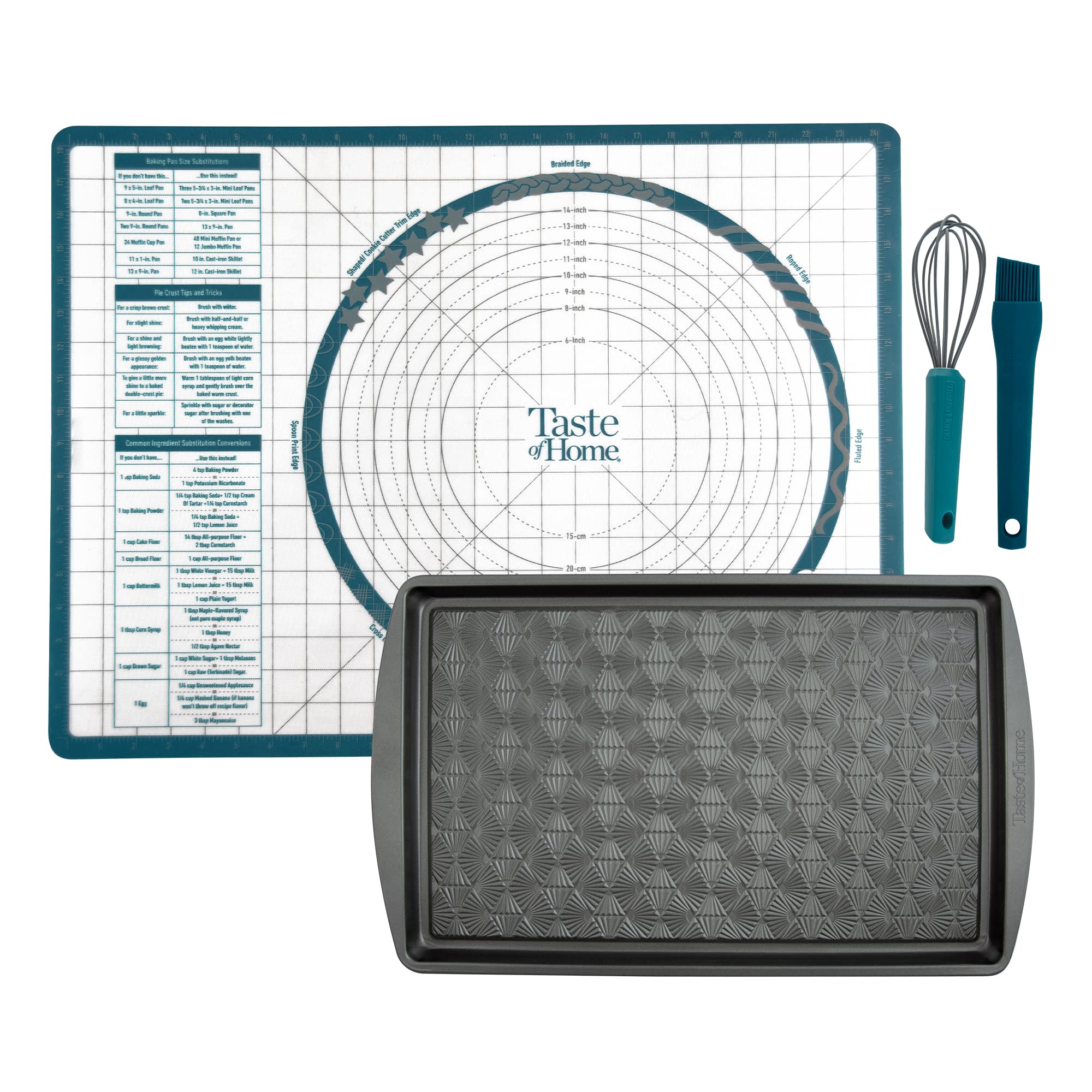 Premium Non-Stick Baking Sheet Set - Heavy Duty Cookie Sheet for Baking, Roasting & Cooking | Perfect for Cookies, Pizzas, Vegetables & More | Dishwasher Safe & Oven Safe up to 450°F