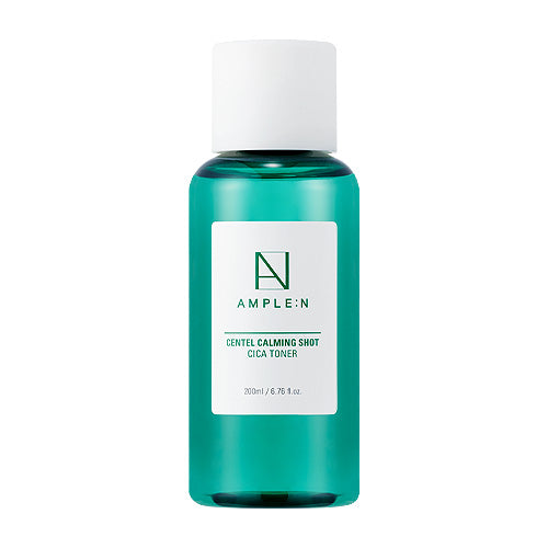 AMPLE:N Centella Calming Shot Cica Toner 200ml - Soothing Facial Toner for Sensitive Skin, Redness Relief & Hydration - Perfect for Daily Skincare Routine & Post-Treatment Care