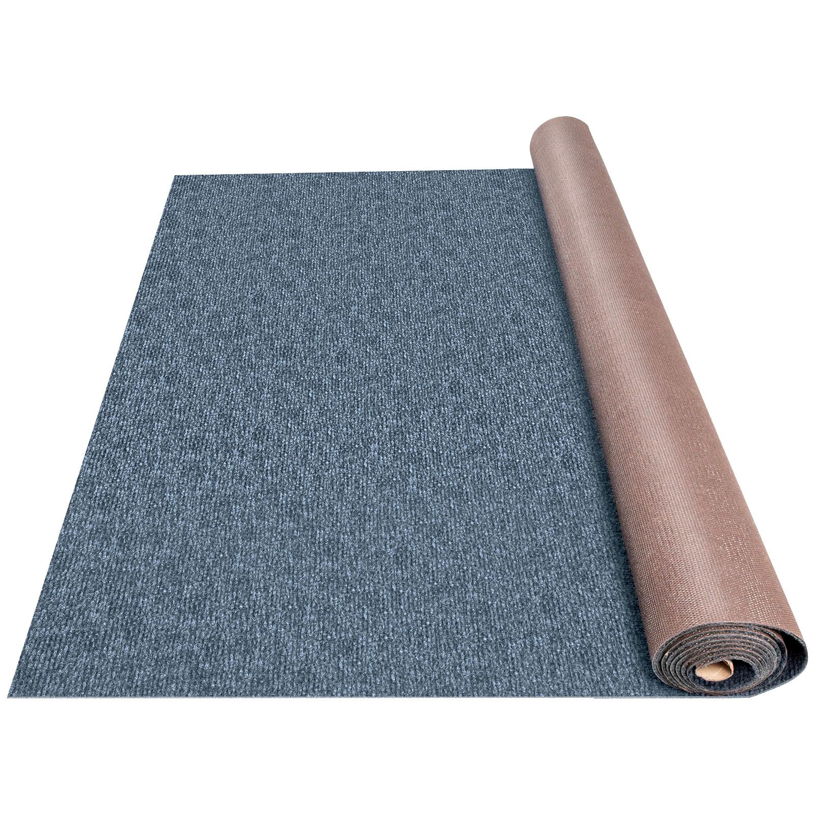 HappyBuy 6x18 ft Gray Marine Boat Carpet - Waterproof, Anti-Slip TPR Backing for Indoor & Outdoor Use - Perfect for Boats, Patios, Decks, and RV Floors - Easy to Clean & Durable Outdoor Carpet Roll