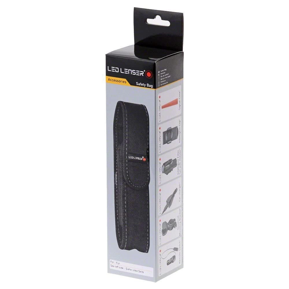 LED Lenser Flashlight Protective Case - Waterproof & Durable Storage Pouch for LED Lenser P7, P5, P3 Flashlights - Perfect for Camping, Hiking & Emergency Use