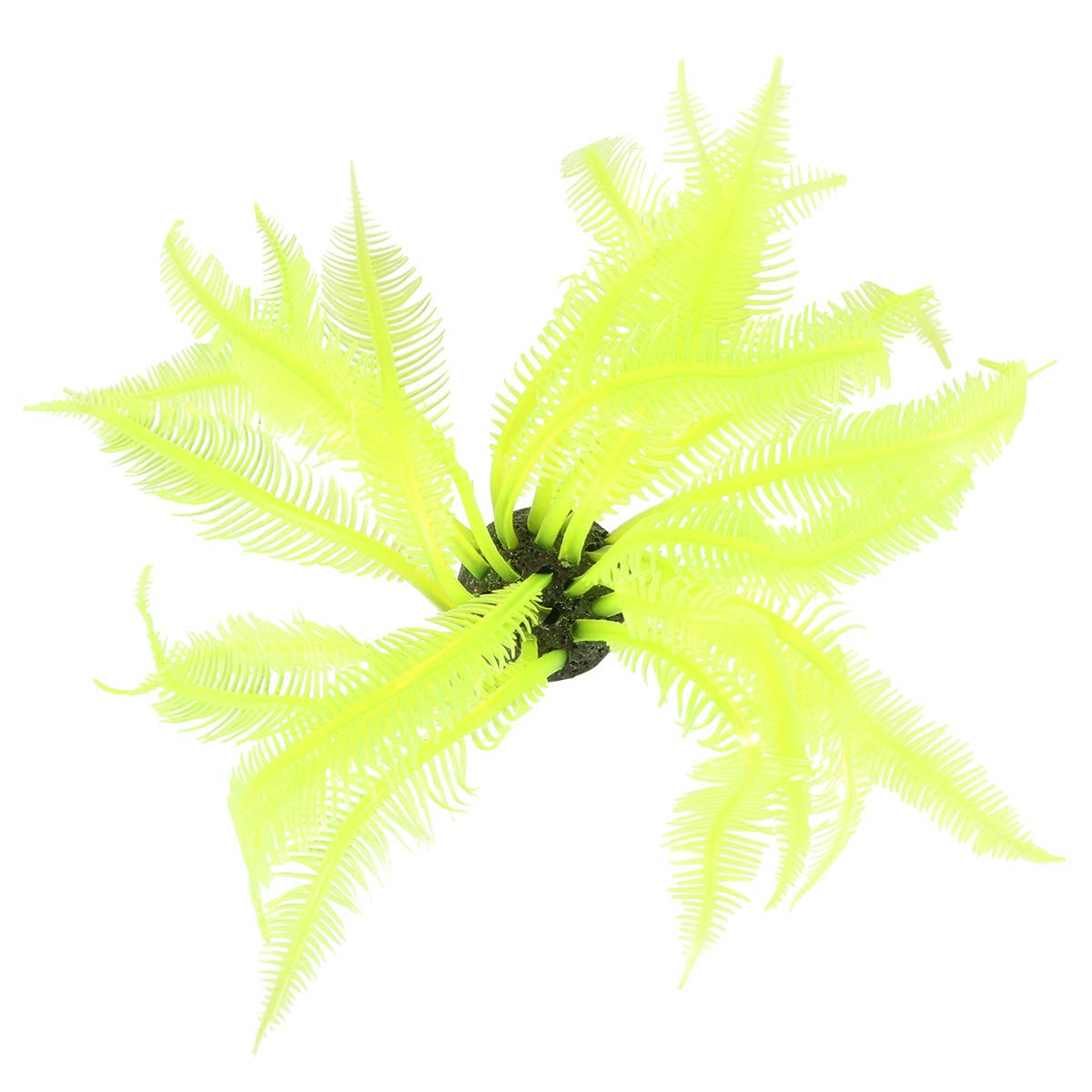 Christmas Ornament Decorations - Yellow Ocean Theme Artificial Coral for Aquarium & Fish Tank | Perfect for Holiday Home Decor and Underwater Scenes