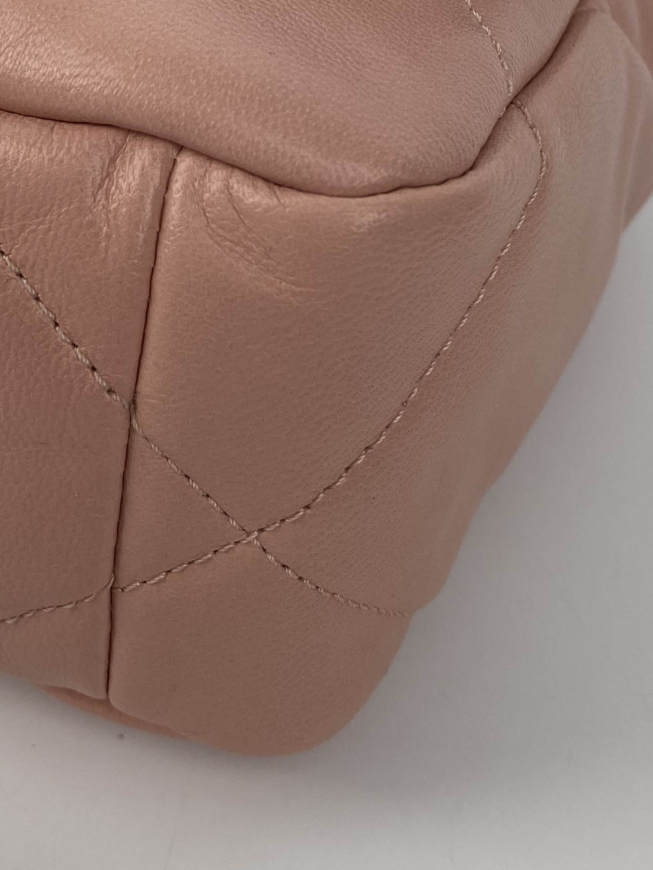 Chanel Blush Pink Small C19 Bag - Luxury Quilted Leather Crossbody Handbag for Women | Perfect for Date Night, Parties & Special Occasions