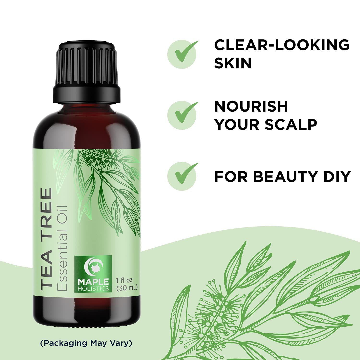 Pure Australian Tea Tree Essential Oil & Body Wash Set - Deep Cleansing for Dry, Oily & Combination Skin - Refreshing Natural Skin Care - Perfect for Acne Treatment, Shower Routine & Aromatherapy