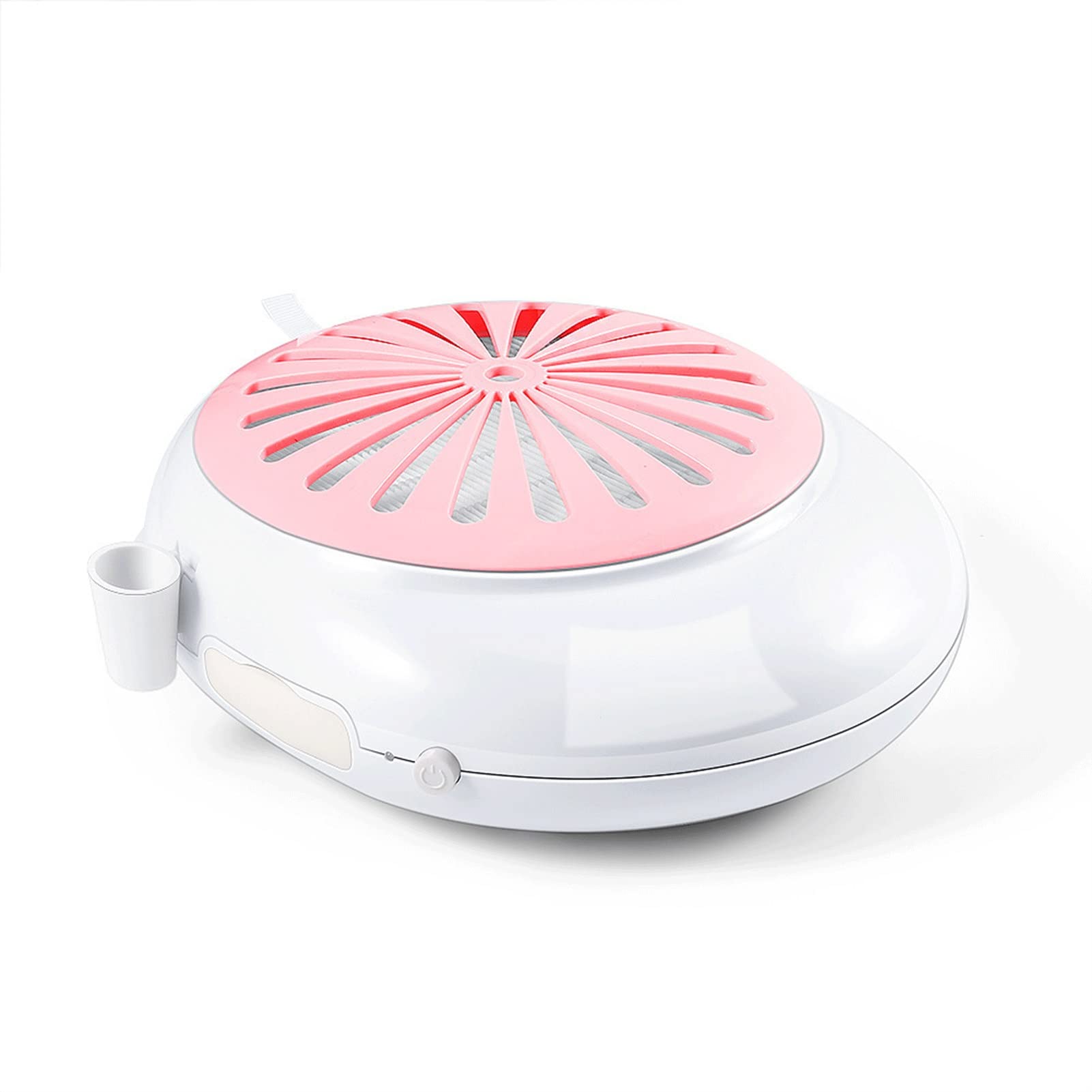 Portable Nail Dust Collector with USB Port & Filter - Multifunctional Desktop Nail Vacuum Cleaner for Manicure, Nail Drilling & Filing | Pink Nail Art Dust Extractor for Salon & Home Use