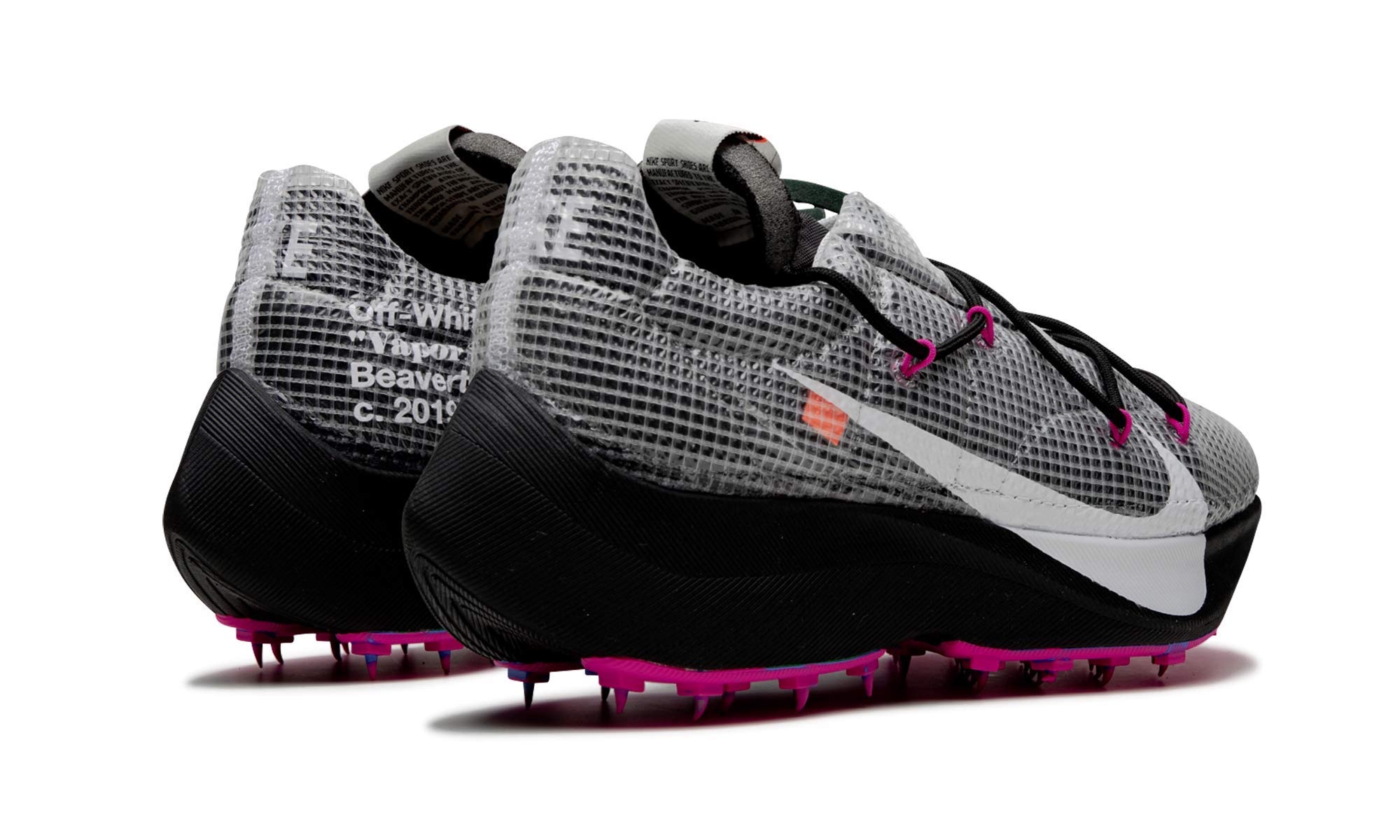 Nike Women's Zoom Vapor Street CD8178 001 Off-White Black/Laser Fuchsia Running Shoes - Size 6W - Lightweight Athletic Sneakers for Jogging, Gym & Streetwear Fashion
