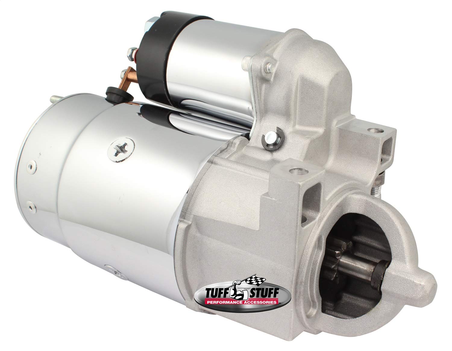 Tuff Stuff 3631A Chrome Starter - High-Performance Replacement Starter for Cars & Trucks | Perfect for Off-Road, Racing & Daily Driving
