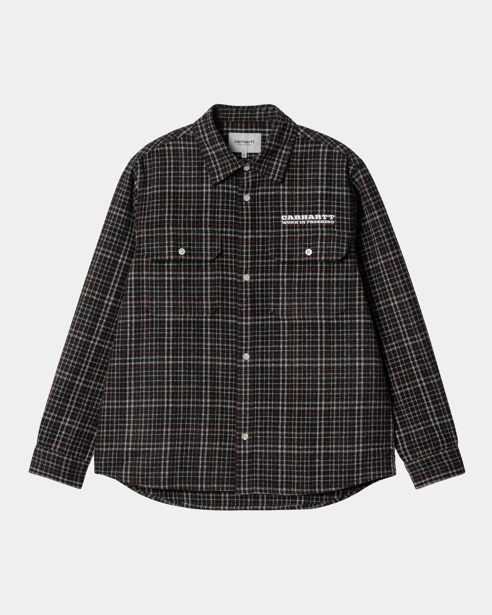 Runaway Millett Check Shirt for Men - Classic Black & Wax Plaid Flannel Shirt - Casual Button Down Shirt for Outdoor Adventures, Date Nights & Layered Fall Outfits