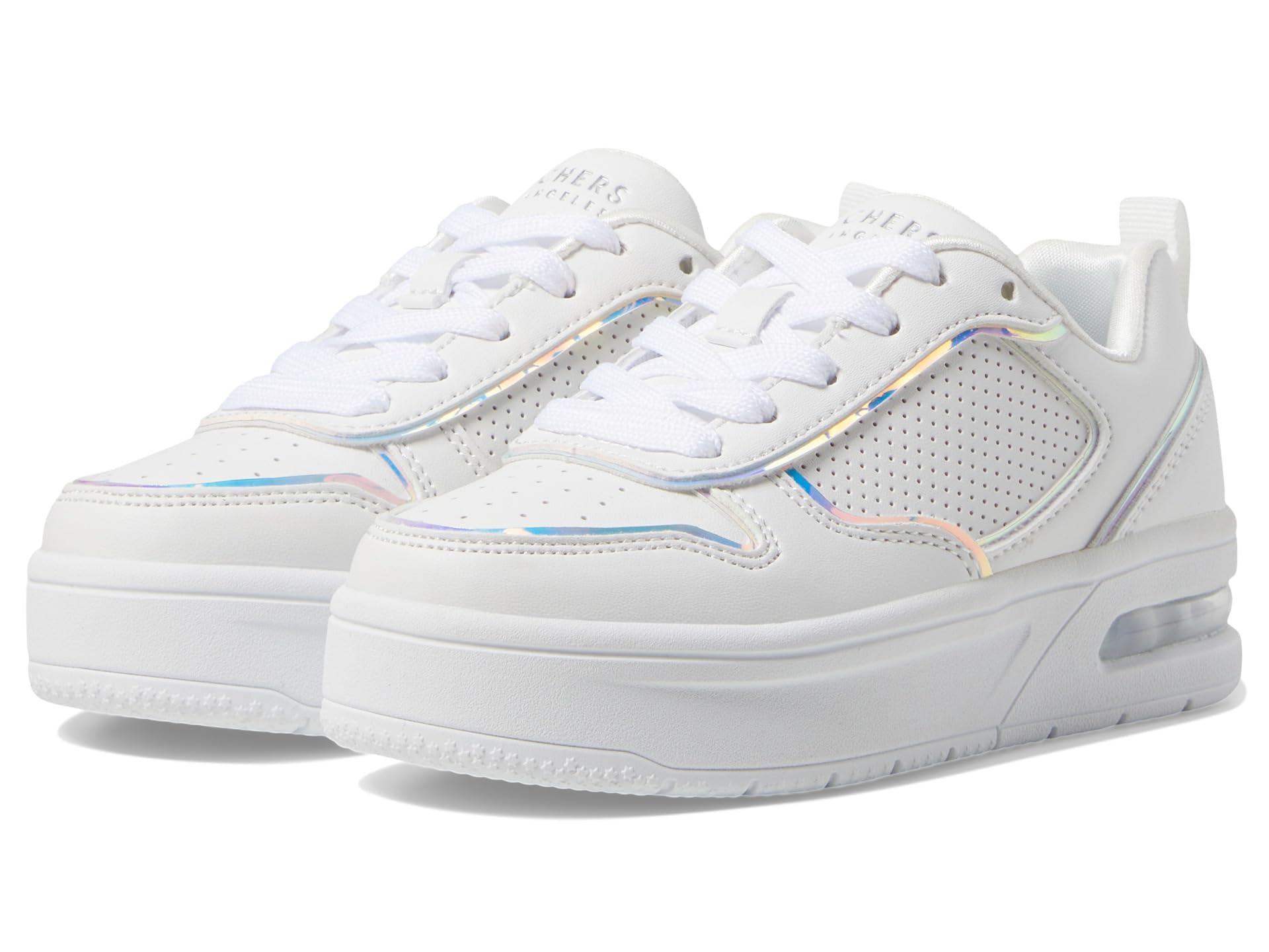Skechers Kids' COURT HI-AIR Sneakers - Lightweight & Comfortable Basketball Shoes for Boys & Girls - Perfect for School, Sports & Playtime
