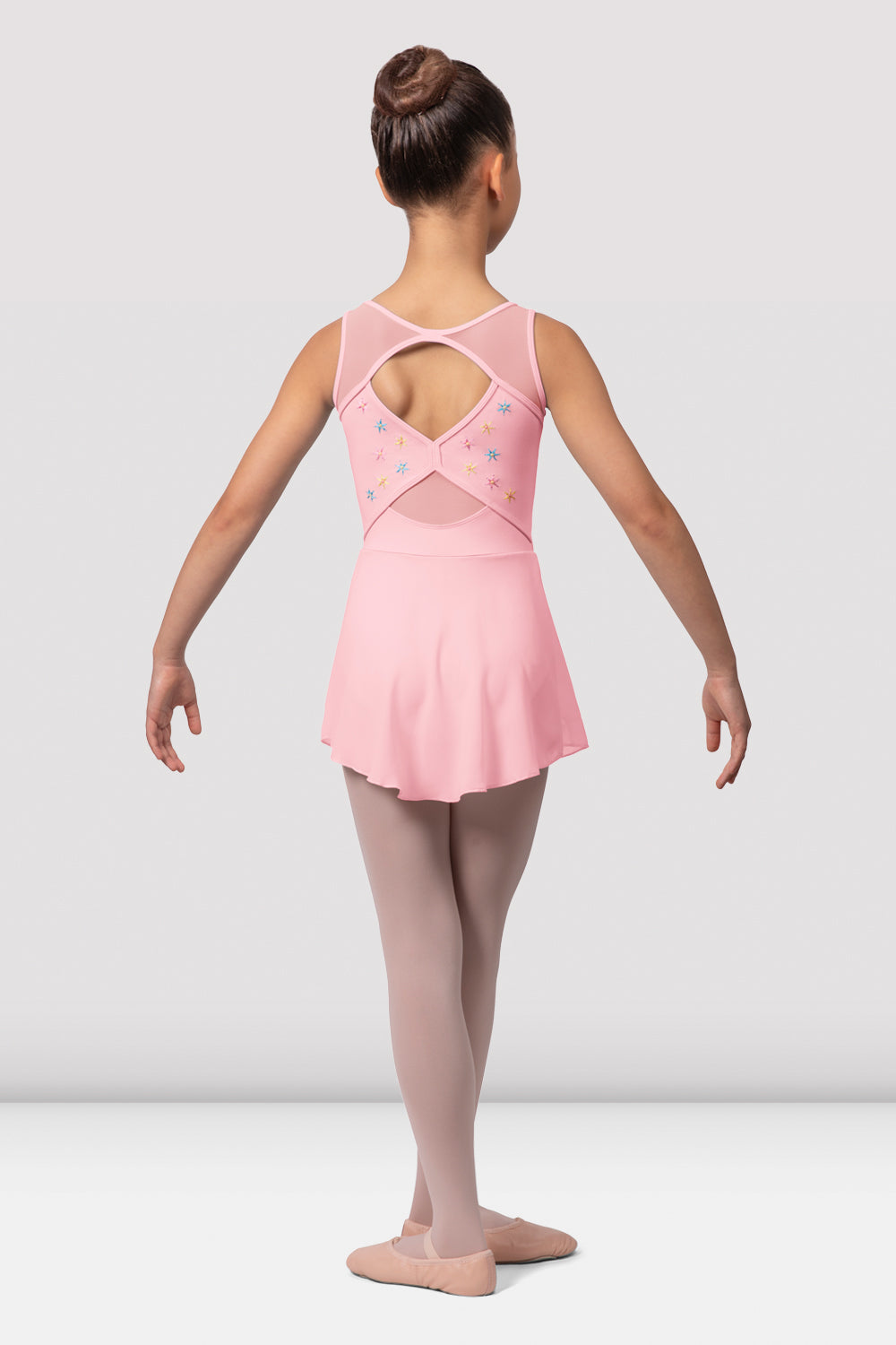 Suki Open Back Skirted Leotard for Girls - Ballet Dance Leotard with Skirt - Perfect for Dance Class, Performance & Gymnastics