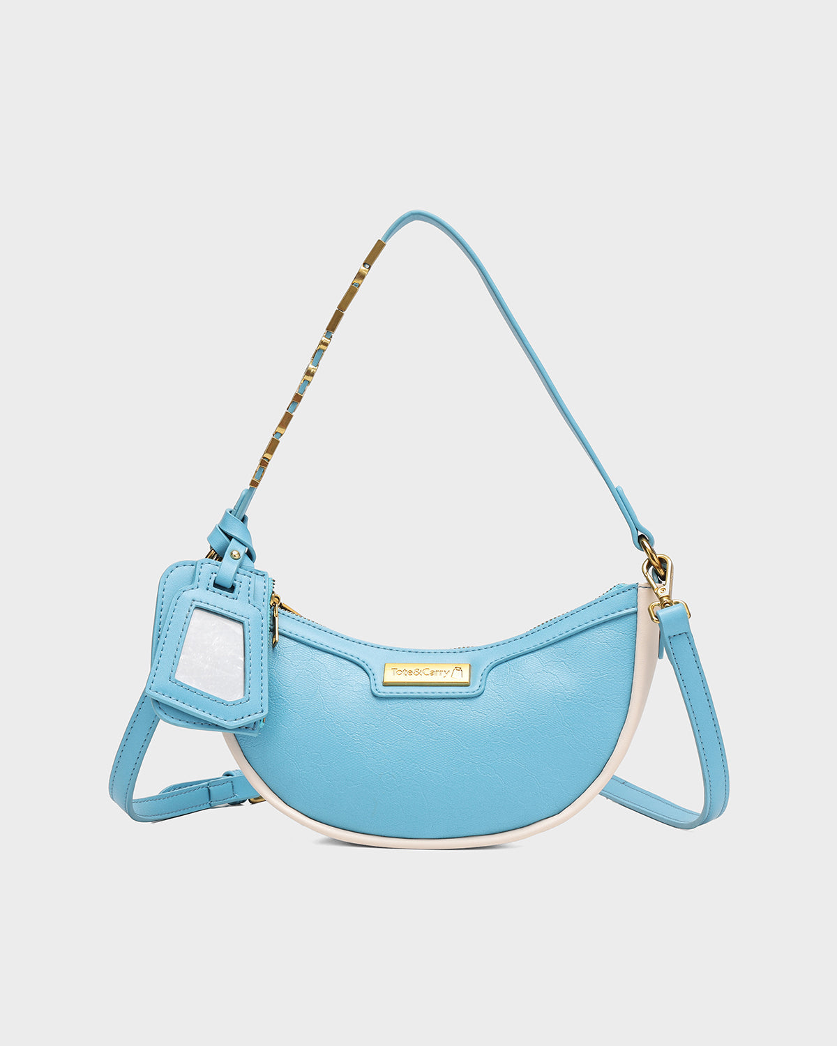 Azure Shoulder Purse for Women - Stylish Baby Blue Crossbody Bag - Perfect for Work, Travel & Everyday Use