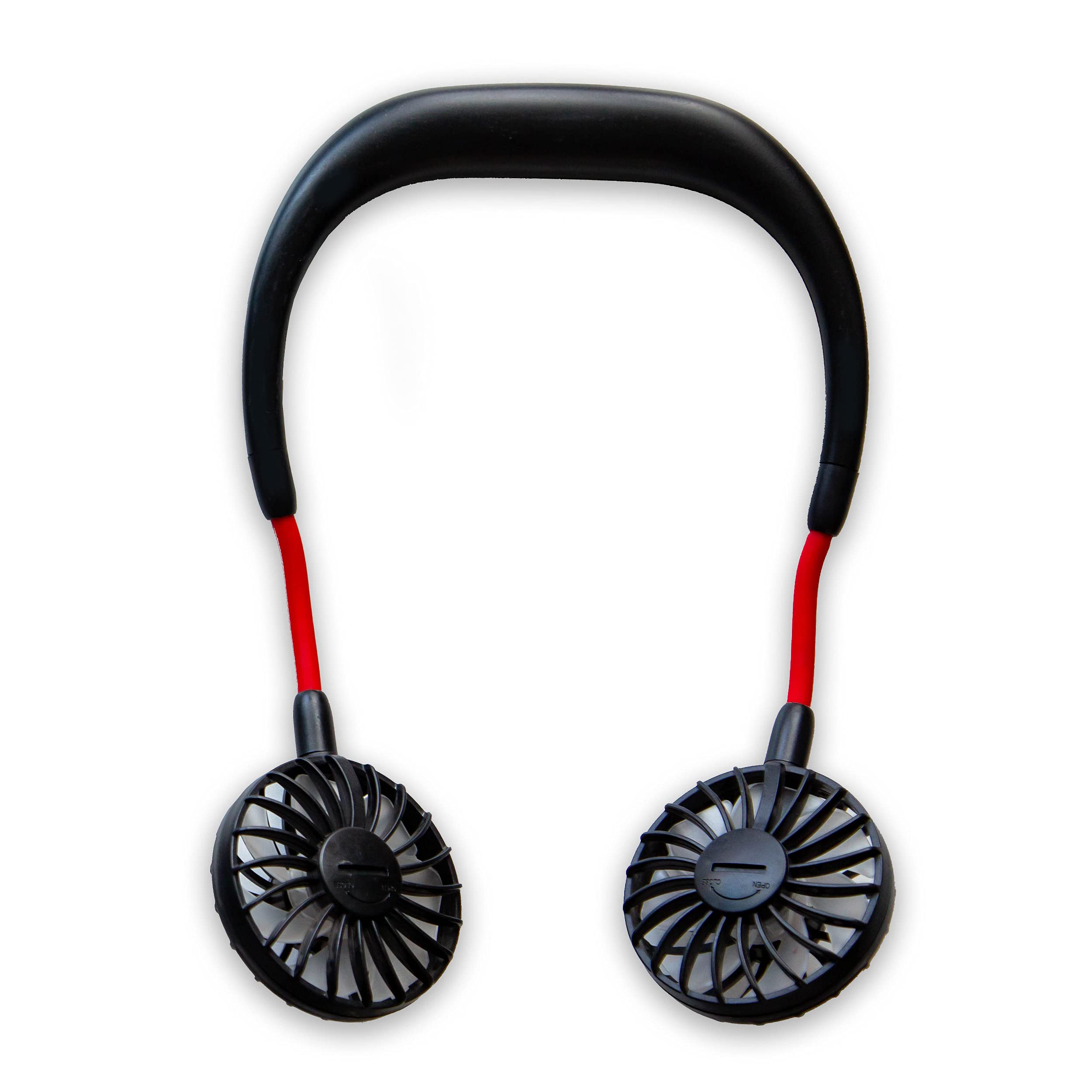 Portable Neck Fan 360° Rotatable with 3 Speeds - Rechargeable for Outdoor & Office Use