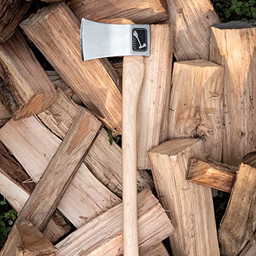Official WATL Premium Axe Throwing Starter Kit - Hatchet, Target Stencil, Markers & Whetstone for Outdoor Games, Backyard Fun & Competitive Training