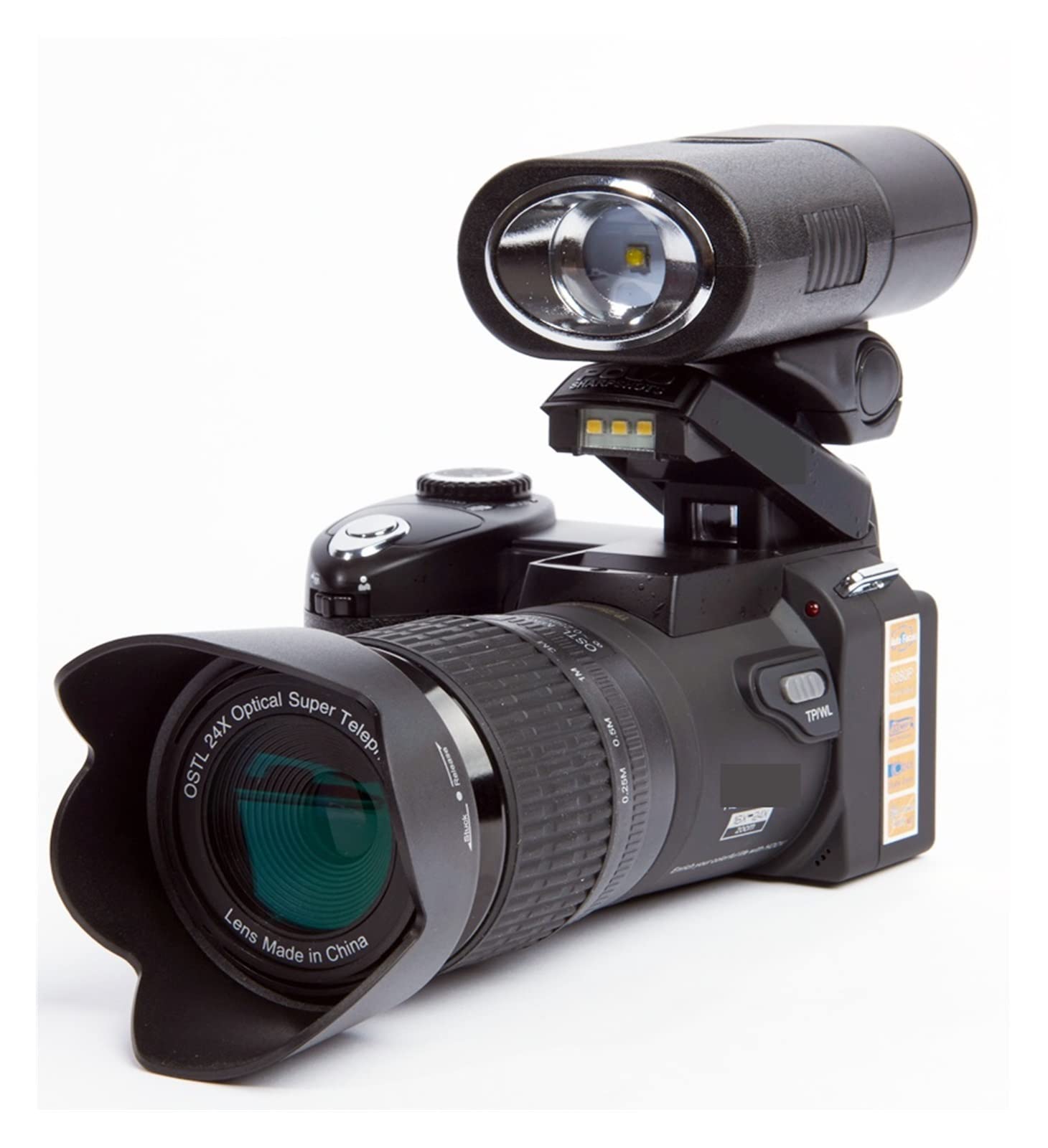 **AUBEST 24X Optical Zoom Professional Digital Camera - 33MP Photo & 1080P HD Video Camcorder with Auto Focus, 3 Lens Kit & Flashlight (No SD Card) - Perfect for Travel, Vlogging, and Outdoor Photography**