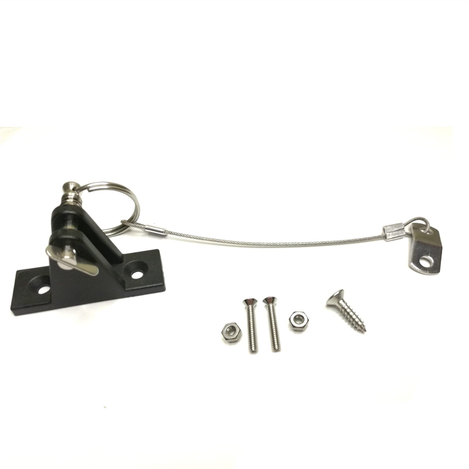 **YXYX Kayak Anchor Quick Release System - Nylon Deck Hinge with Stainless Steel Pin & Lanyard - Replacement Accessories for Kayak Slide Rail Anchor - Perfect for Kayak Repair & Marine Boat Use**    *(Use Case: Ideal for kayak enthusiasts, fishing trips, and marine boat repairs to ensure secure anchoring and quick release functionality.)*