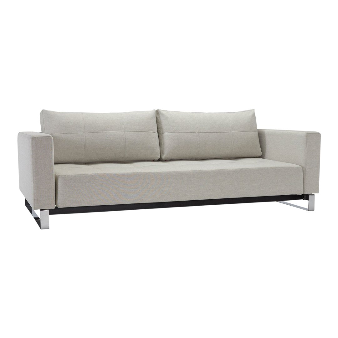 Cassius Deluxe Queen Sofa - Modern Upholstered Living Room Furniture for Small Spaces, Apartments & Home Theater Seating