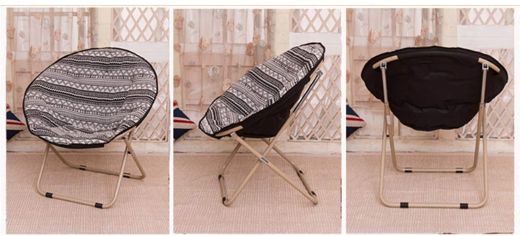 Portable Folding Deck Chair - Lounge Chair, Moon Chair & Bed Chair for Outdoor, Beach, Pool & Lunch Break Relaxation | Lightweight & Comfortable