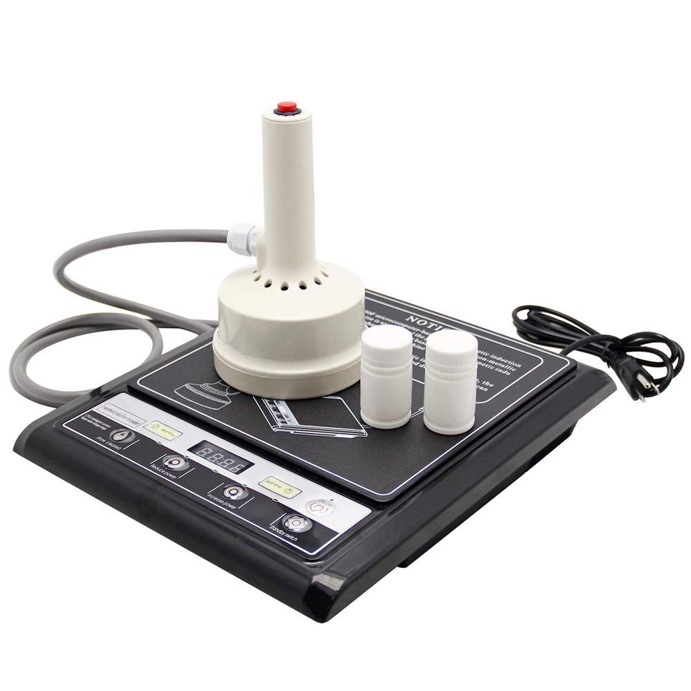 20mm-100mm Handheld Induction Sealer | Electromagnetic Bottle Cap Sealing Machine for Aluminum Foil | Heat Sealer for Glass & Plastic Containers | Perfect for Home Brewing, Cosmetics & Food Packaging