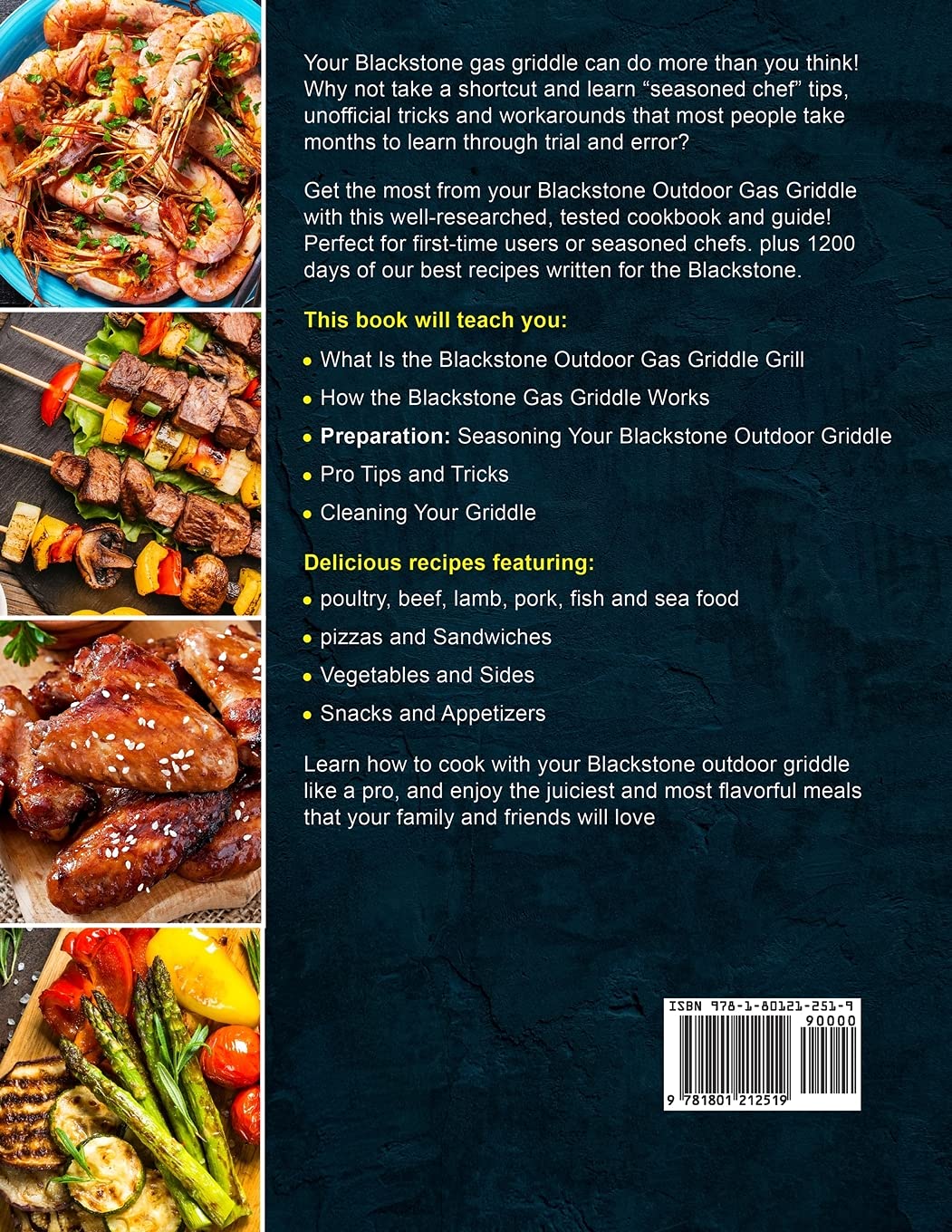 Blackstone Outdoor Gas Griddle Cookbook for Beginners: 1200+ Easy & Delicious Recipes, Pro Tips & Creative Ideas for Perfect Outdoor Cooking – Great for Backyard BBQs, Camping & Tailgating