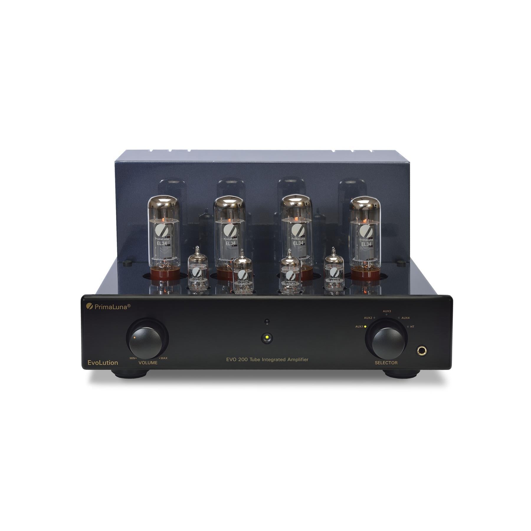 PrimaLuna EVO 200 Integrated Tube Amplifier - High-End Vacuum Tube Stereo Amp for Audiophiles | Perfect for Home Theater & Music Listening Rooms