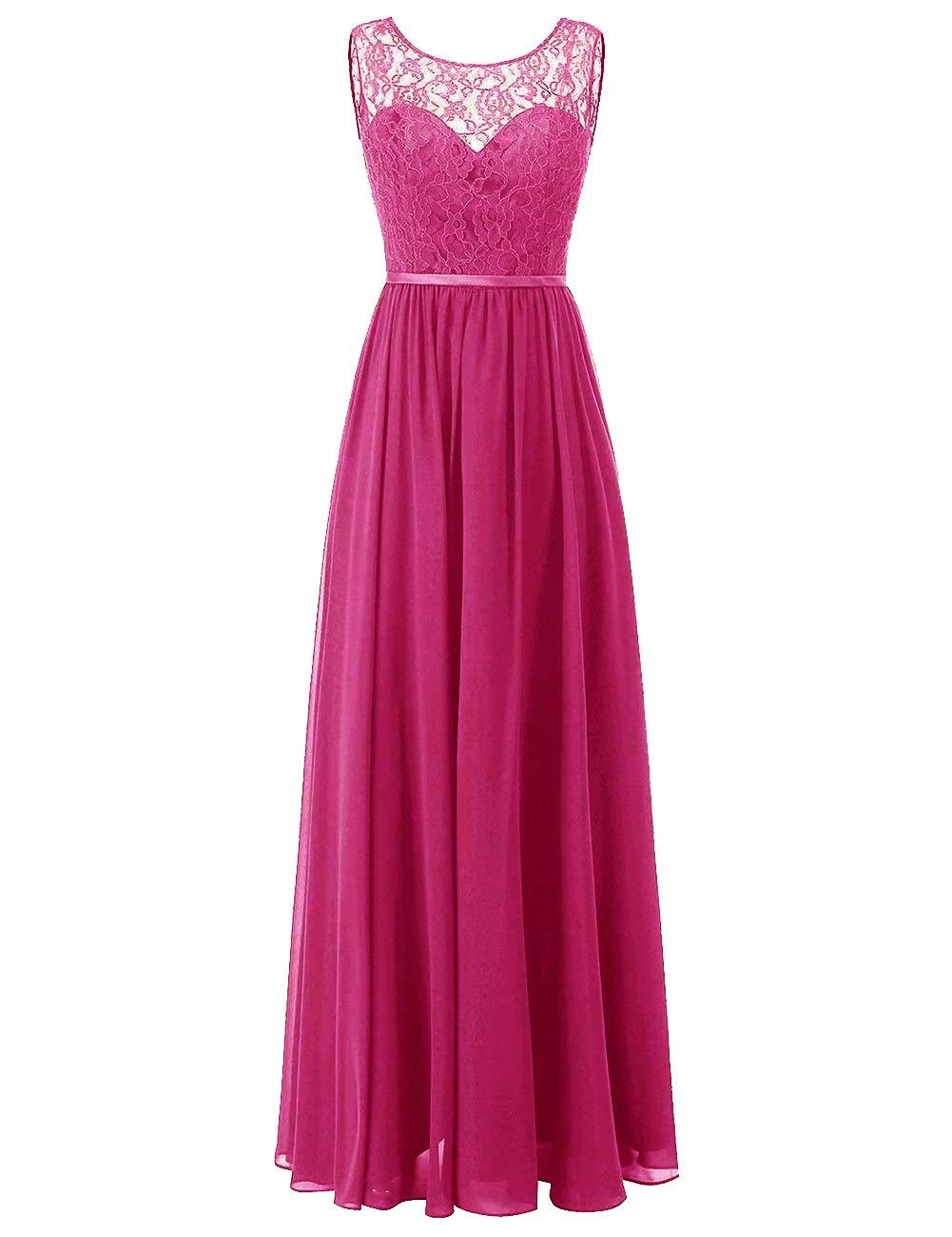 JAEDEN Elegant One Shoulder Chiffon Bridesmaid Dress - Long Formal Prom Evening Gown for Weddings, Parties & Special Occasions