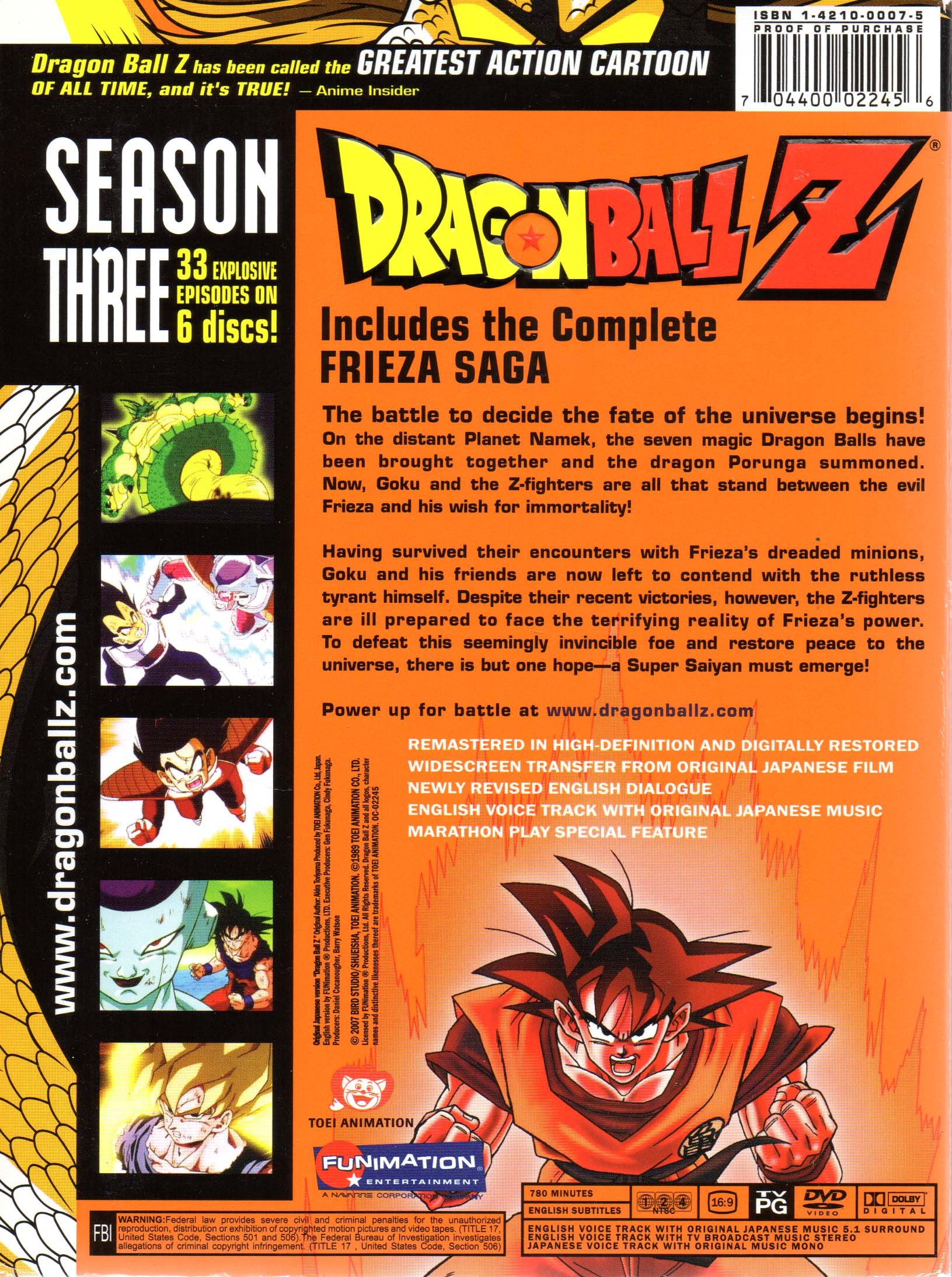 Dragon Ball Z Complete Seasons 1-9 DVD Box Set - Anime Action Series for Collectors & Fans | Perfect for Binge-Watching & Gift Giving