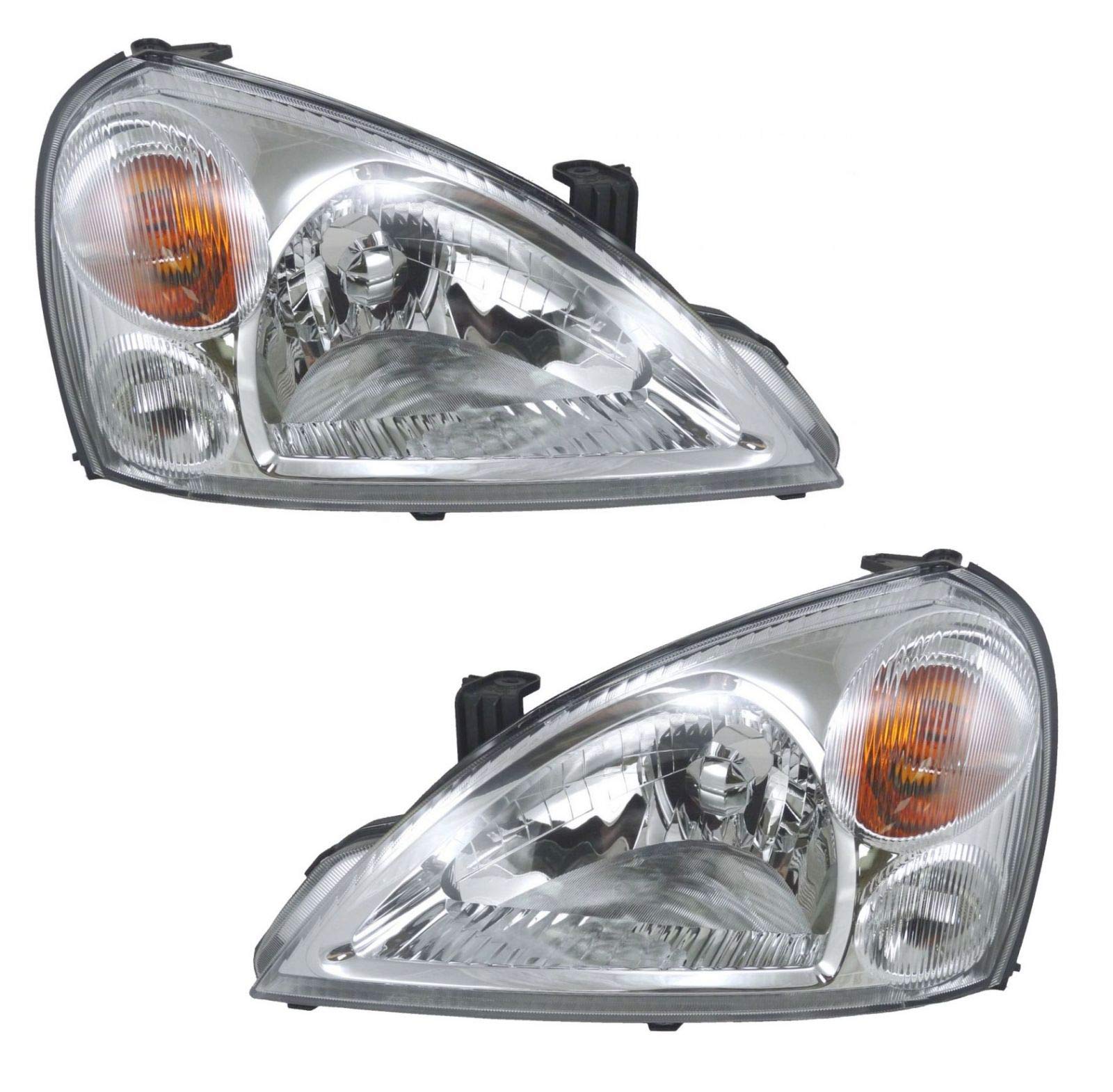 02-07 Suzuki Aerio Replacement Headlights Pair - Left & Right Front Headlamps for Improved Night Driving Safety | Perfect for Commuting, Road Trips & Off-Road Adventures