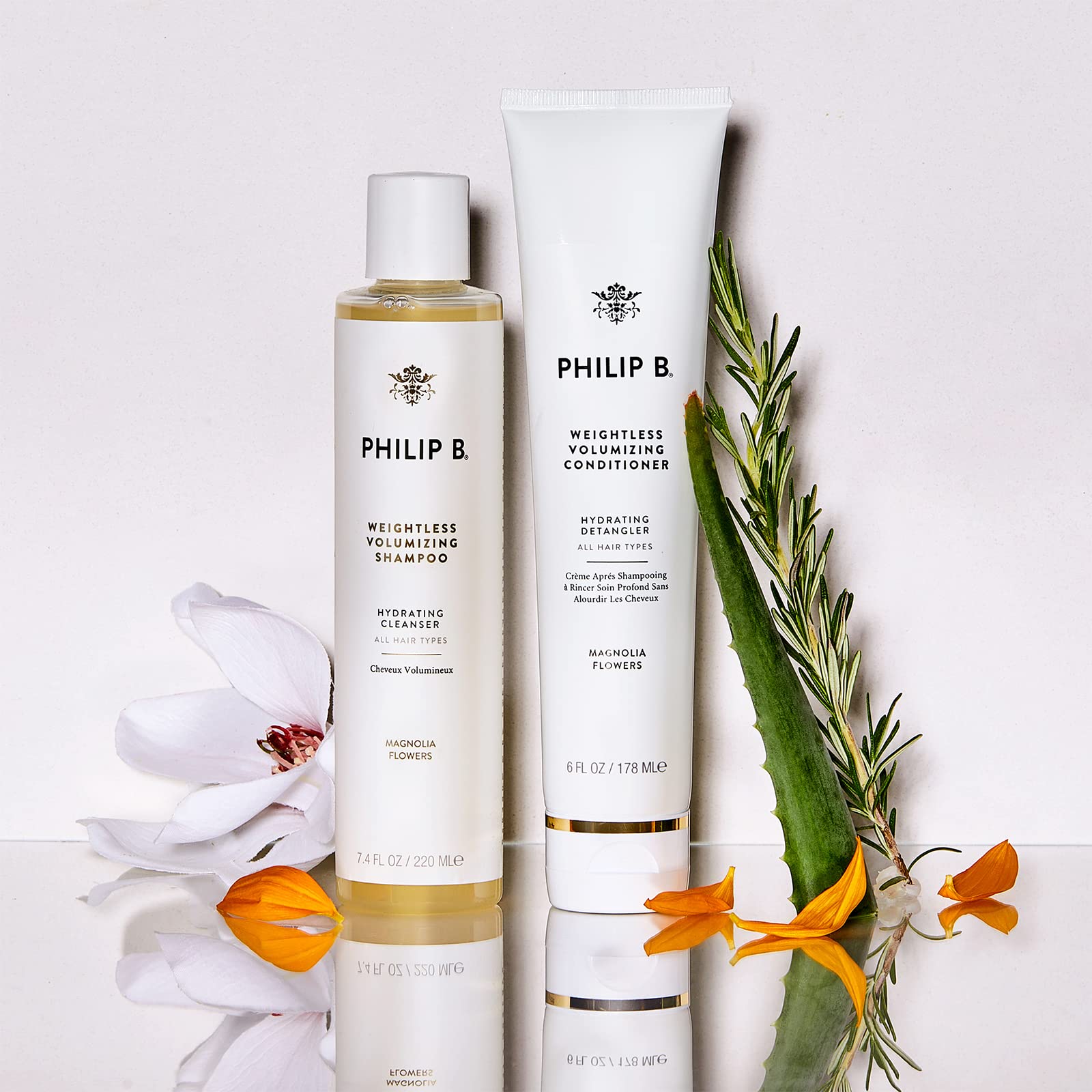 PHILIP B. Peppermint Avocado Shampoo & Volumizing Conditioner Set - 32 oz Each for Deep Cleansing & Hair Growth | Perfect for Dry Scalp & Thinning Hair Care Routine