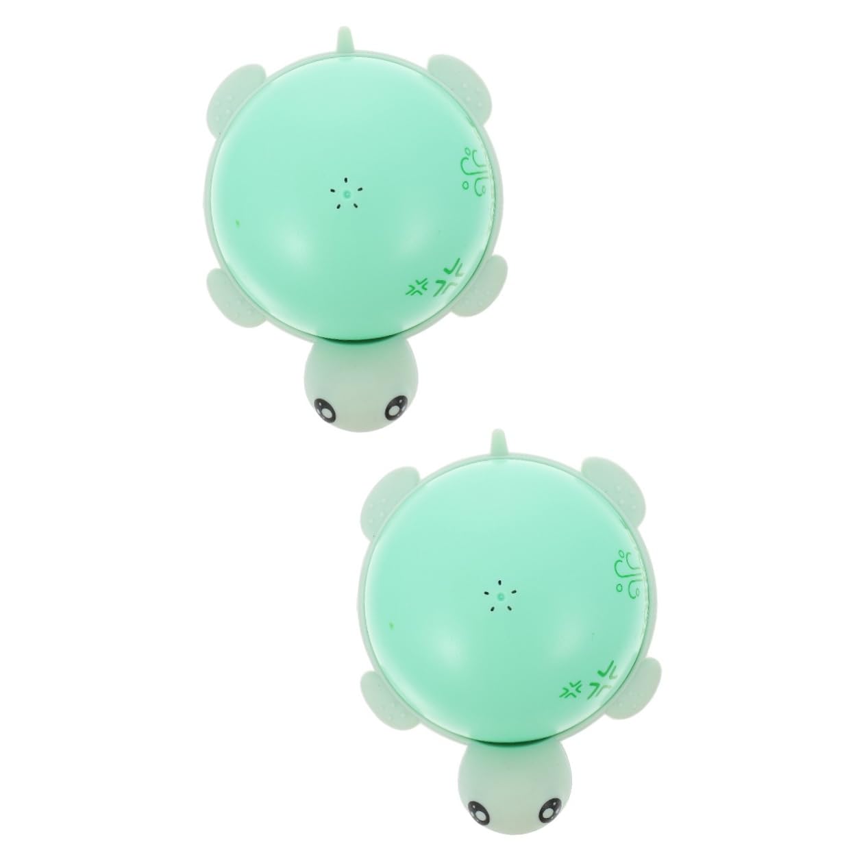 VICASKY 2 Pack Turtle Water Spray Bath Toys for Kids - Fun Tortoise Shaped Bathtub Squirters for Toddlers (Green ABS Plastic) | Perfect for Bath Time Play, Pool Parties & Outdoor Water Activities
