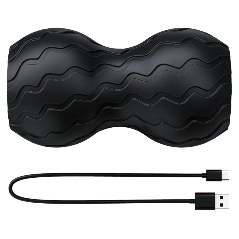 Theragun Wave Duo - Deep Tissue Massage Gun for Muscle Recovery & Pain Relief - Portable Percussion Therapy Device for Athletes, Fitness Enthusiasts & Home Use - Perfect for Post-Workout, Back Pain & Relaxation