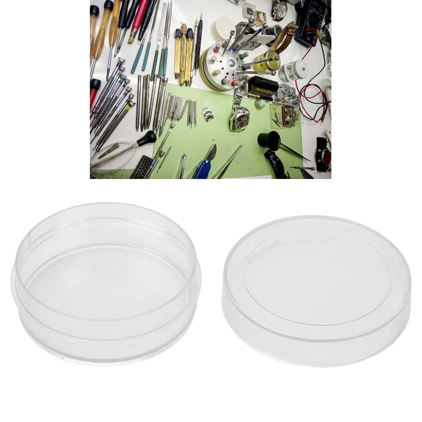 Premium Plastic Watch Parts Storage Box - Durable Small Items Organizer for Watch Repair, Maintenance & Accessories | Ideal for Professional Watchmakers & DIY Enthusiasts