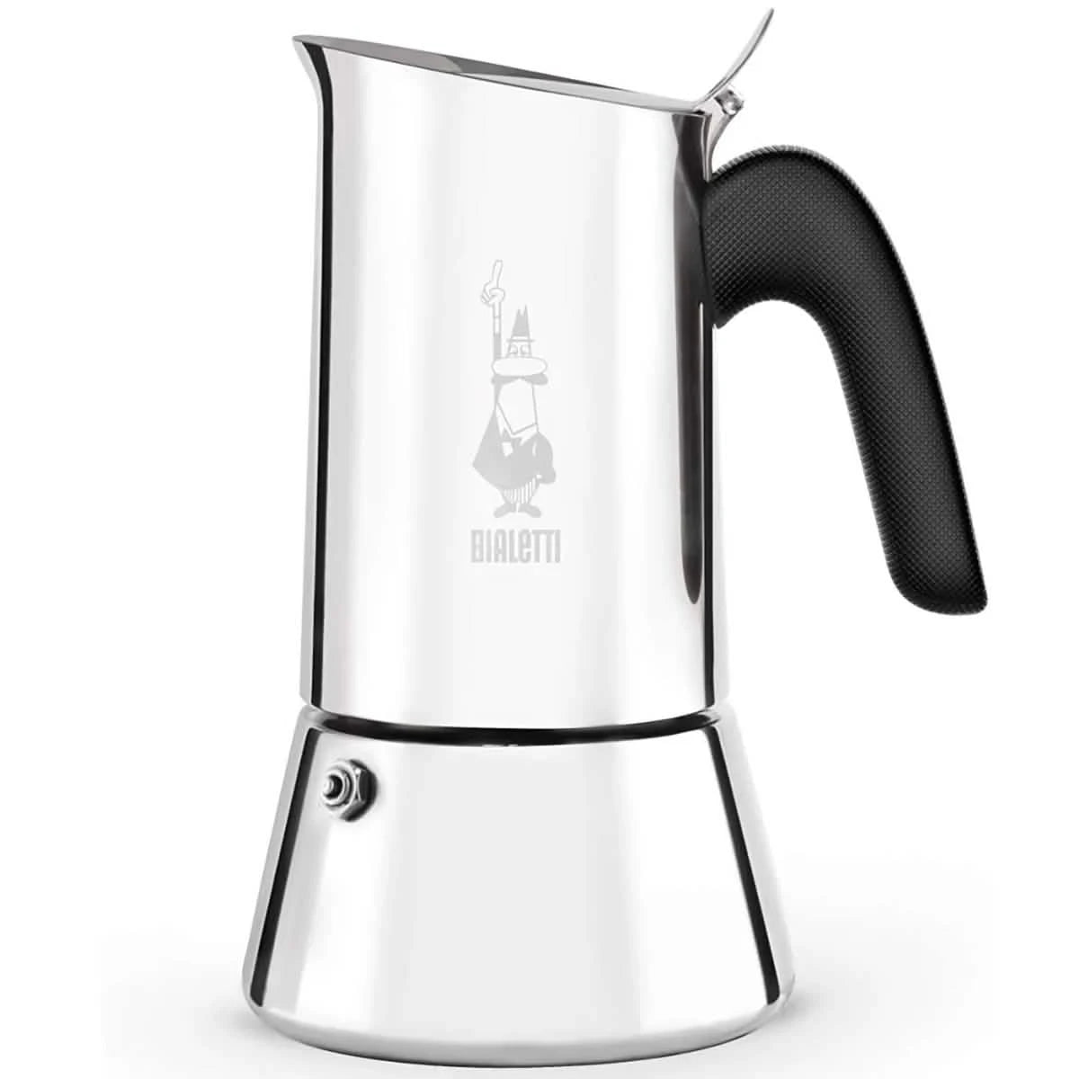 Bialetti Venus Stainless Steel Stovetop Espresso Coffee Maker - 4 Cup Italian Moka Pot for Home & Camping, Perfect Espresso Brewing for Coffee Lovers