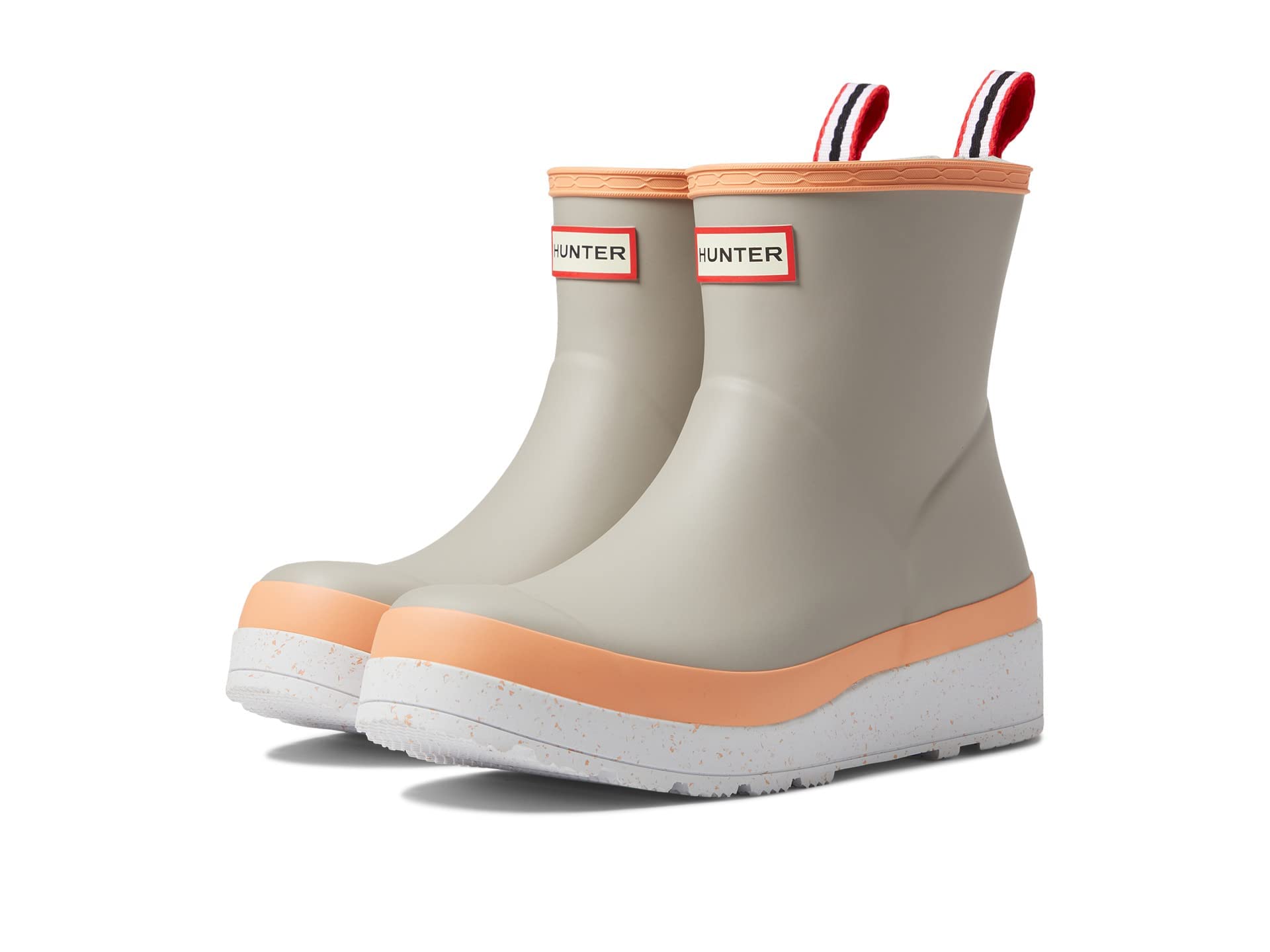 Hunter Women's Original Play Speckled Platform Rain Boots - Waterproof Chelsea Rain Boots for Women, Comfortable Slip-On Rubber Boots for Walking, Gardening & Outdoor Activities