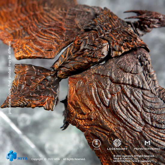 HIYA 5-inch Godzilla King of the Monsters Rodan Action Figure - Exquisite Basic Series Reissue Collectible Toy for Display & Gifts