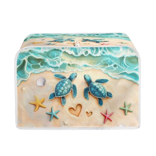 Beach Turtle Starfish Seashell Heart