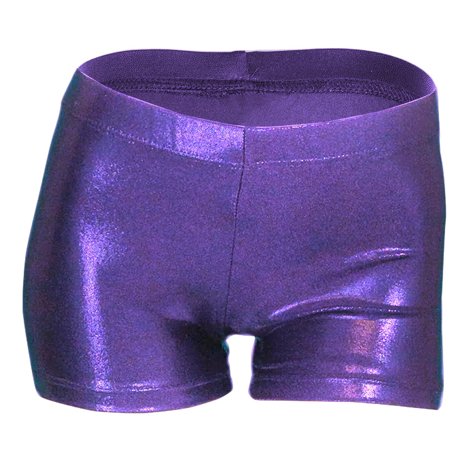 LUOUSE Girls Gymnastics Shorts - Sparkle Tumbling Dance Athletic Shorts for Kids | Perfect for Dance Class, Gymnastics Practice & Performance