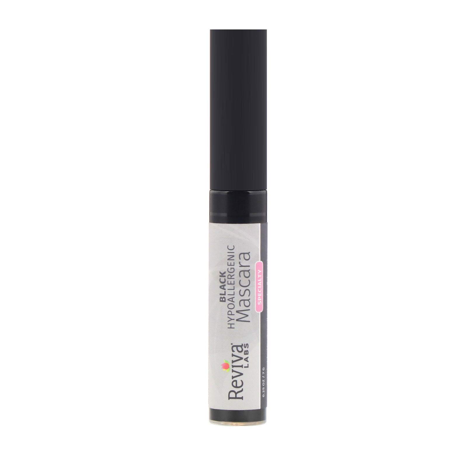 Reviva Labs HypoAllergenic Mascara for Sensitive Eyes - Super Lash Black, Volumizing & Lengthening, 0.25 Oz (3-Pack) | Perfect for Daily Wear, Special Occasions & Contact Lens Wearers
