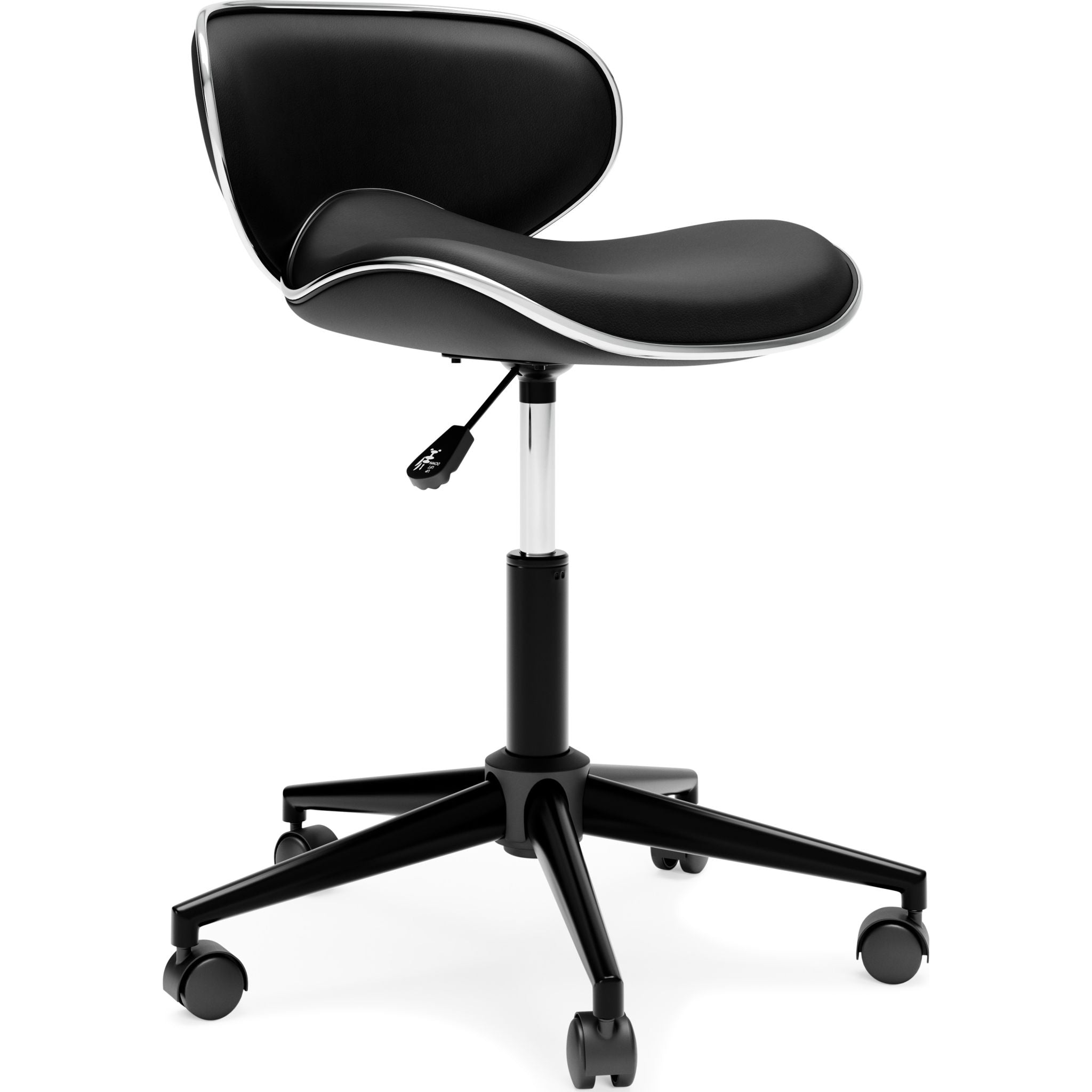 Beauenali Ergonomic Office Chair - Black - Adjustable Height & Lumbar Support for Home & Office Workspace Comfort