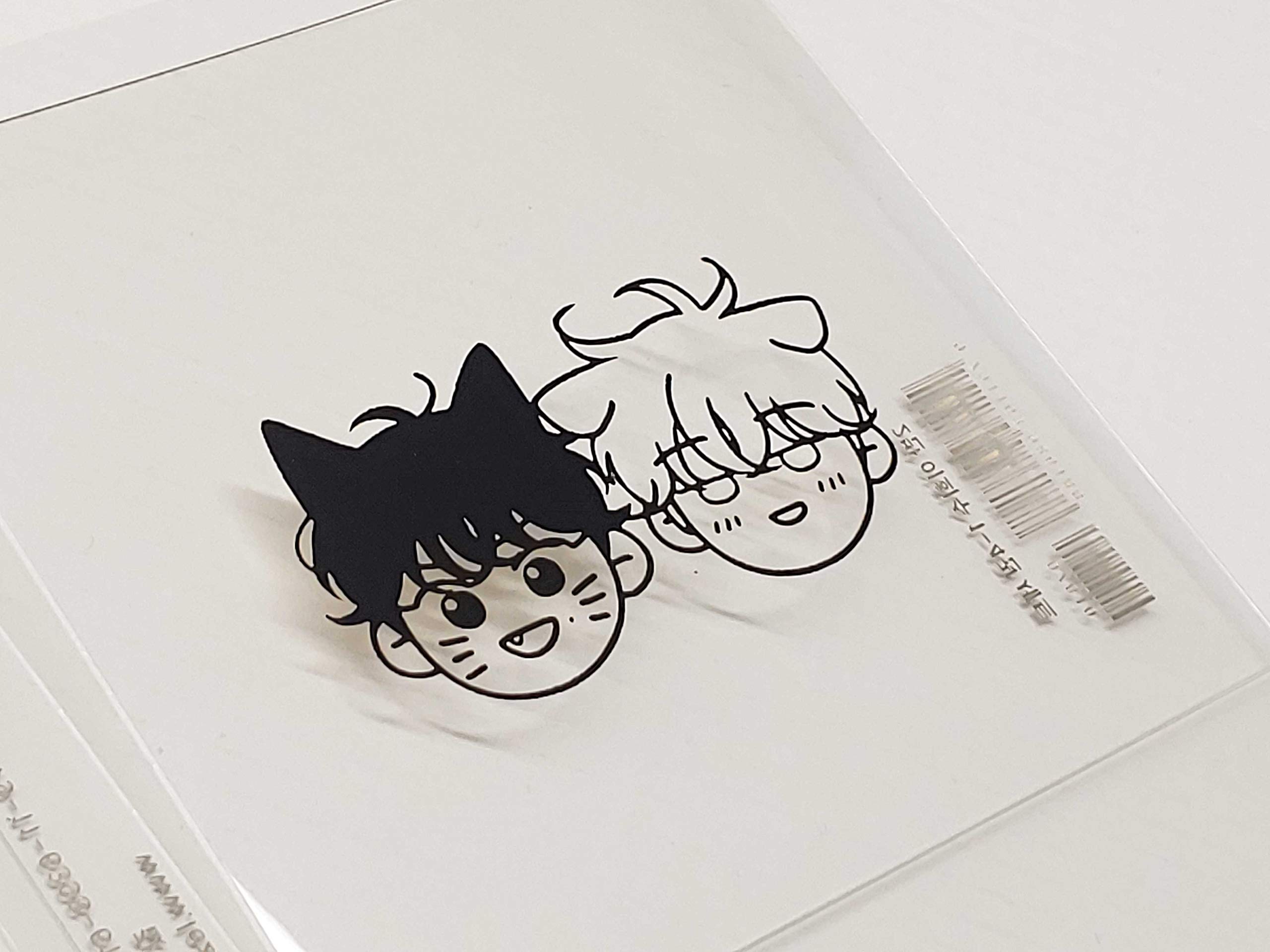 LEZHIN Heesu in Class 2 Complete Set (Vol.1-4) with Epilogue Book & Signed Transparent Bookcase - Korean Webtoon Collection for Manga Fans & Book Lovers