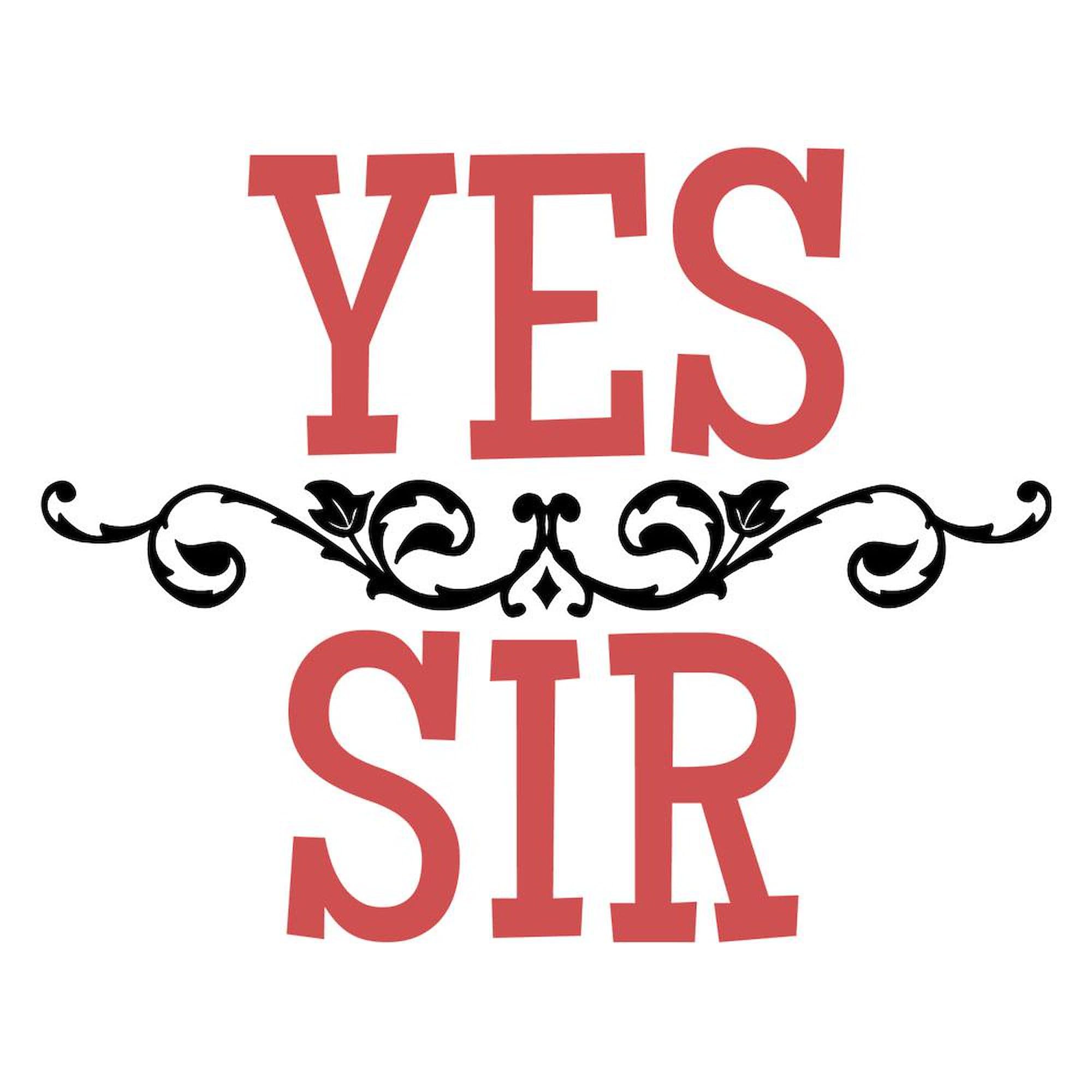 Yes Sir Ceramic Coffee Mug - 11 oz (325 ml) White Coffee Cup for Office, Home & Gifts - Durable Dishwasher Safe Mug for Tea, Hot Chocolate & Morning Brews