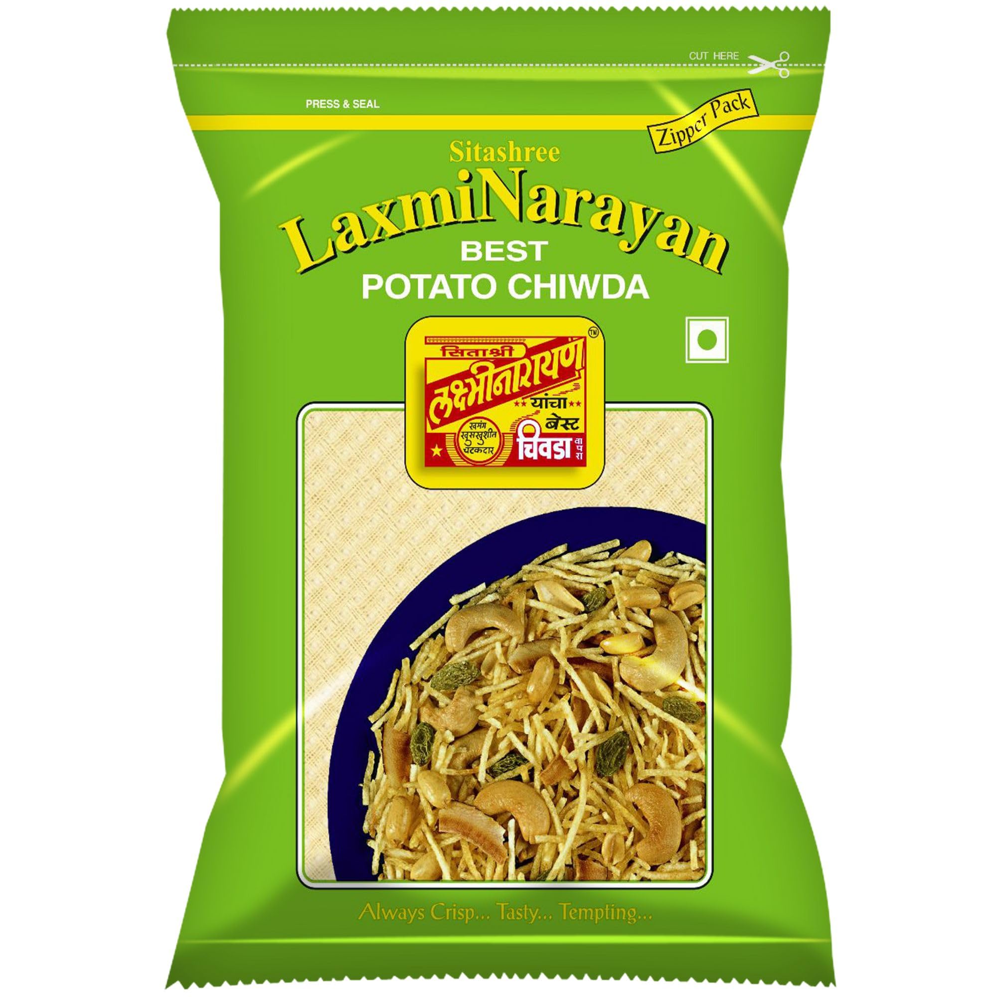 LAXMINARAYAN SPECIAL Potato Chiwda 500g - Crunchy Indian Snack Mix for Parties, Tea Time & Festive Celebrations