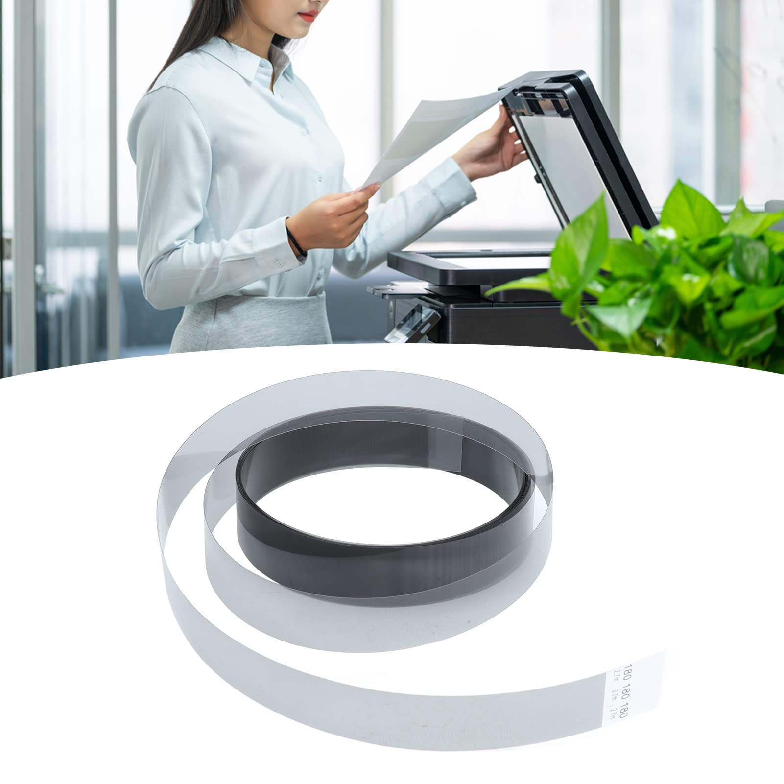 Agatige Printer Encoder Strip - 180LPI Linear Encoder Scale Strip PET Film Replacement for Roland SP/VP/XC/SJ 540/640/740 & DX4/DX5/DX7 Print Heads - 15mm x 2700mm Raster Parts - Perfect for Printer Maintenance and Repair