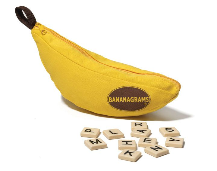 Bananagrams Word Game - Fast-Paced Family Board Game for Kids & Adults - Perfect for Travel, Parties & Educational Fun
